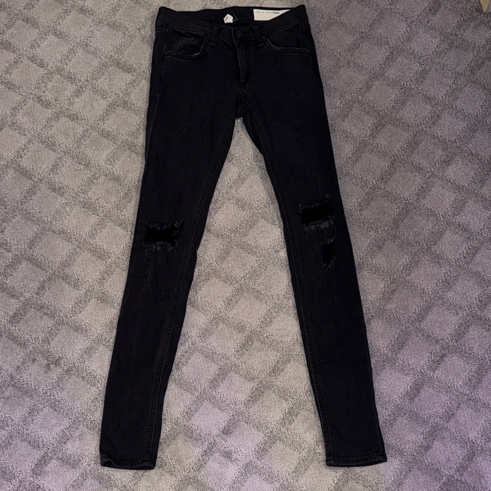 Rag & Bone Classic Black Jeans